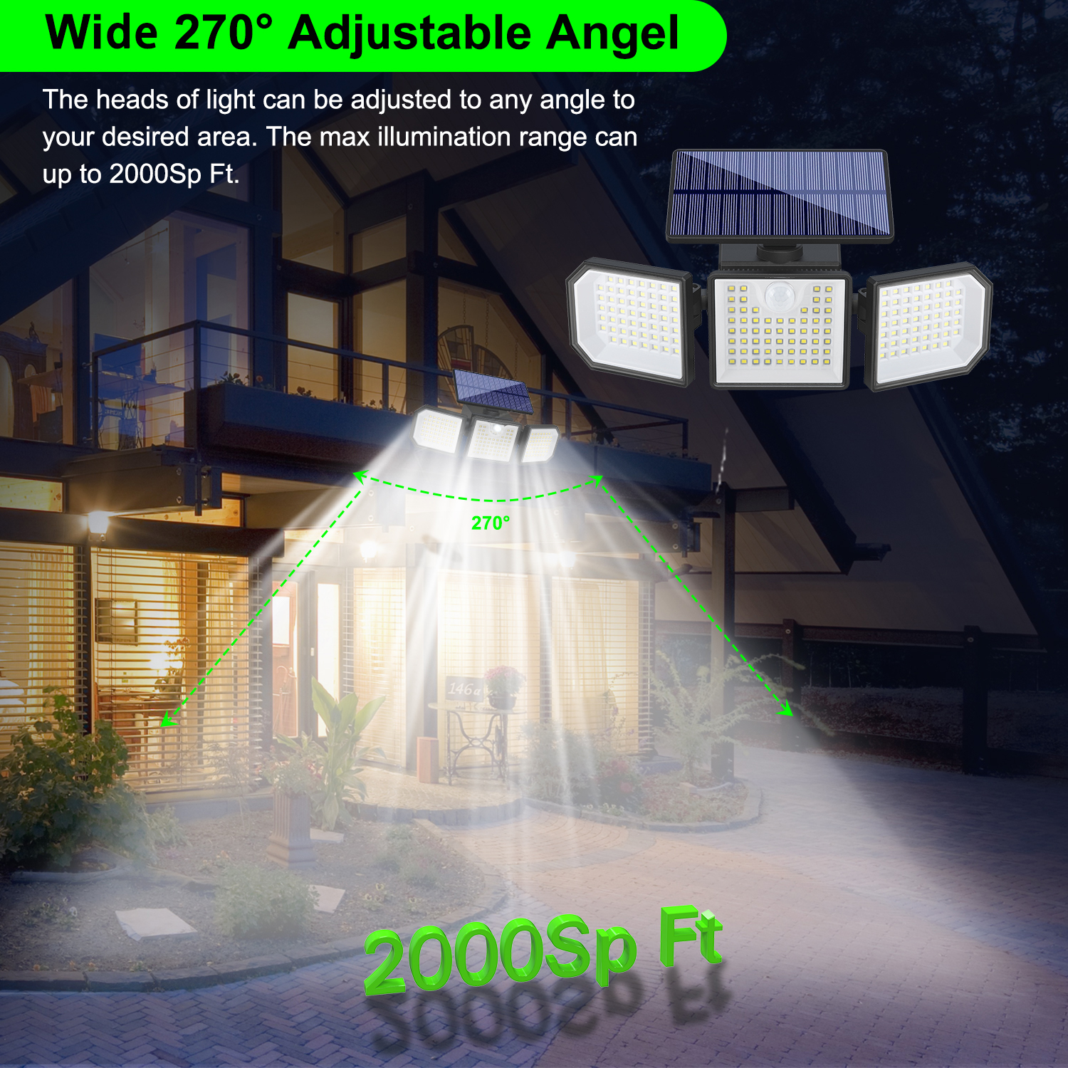 IP65 Waterproof New Generation 6000K Daylight LED Solar Outdoor Wall Light Long Strip Body Sensor for House Deck Fence Garden