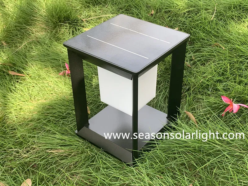 Solar Post Cap Light Garden Application