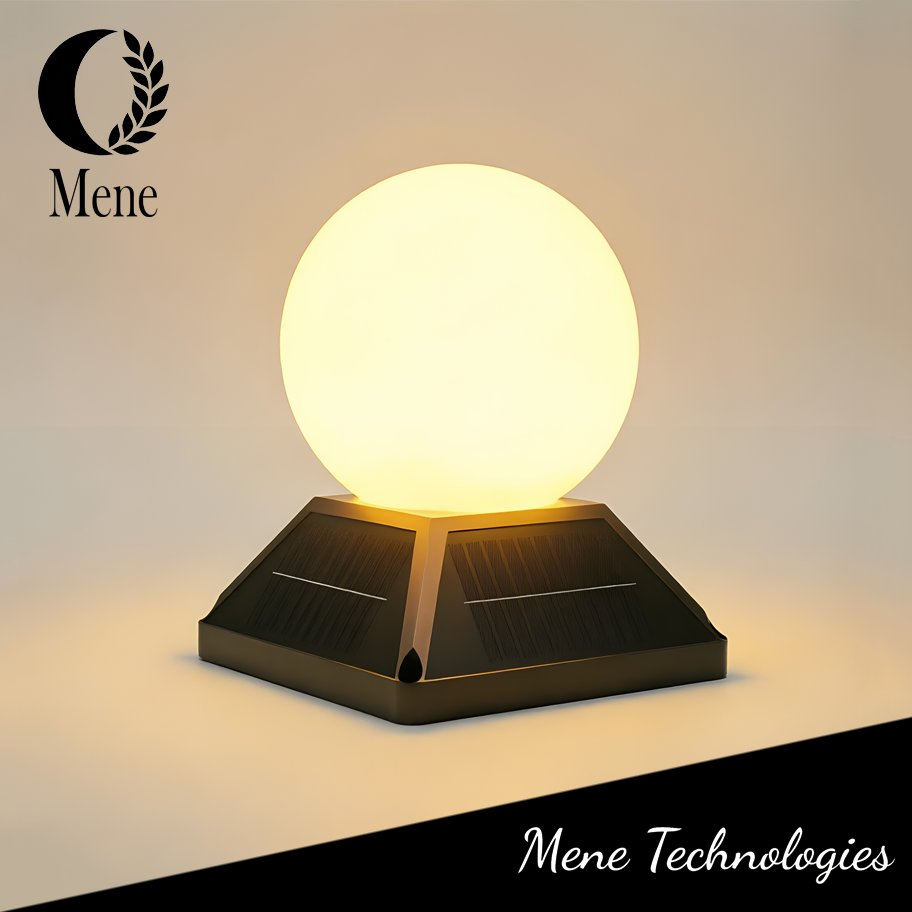 Solar Post Light IP66 Dimmable Stainless Steel Cap Fence LED Pillar Lamp for Outdoor Patio Deck Illumination