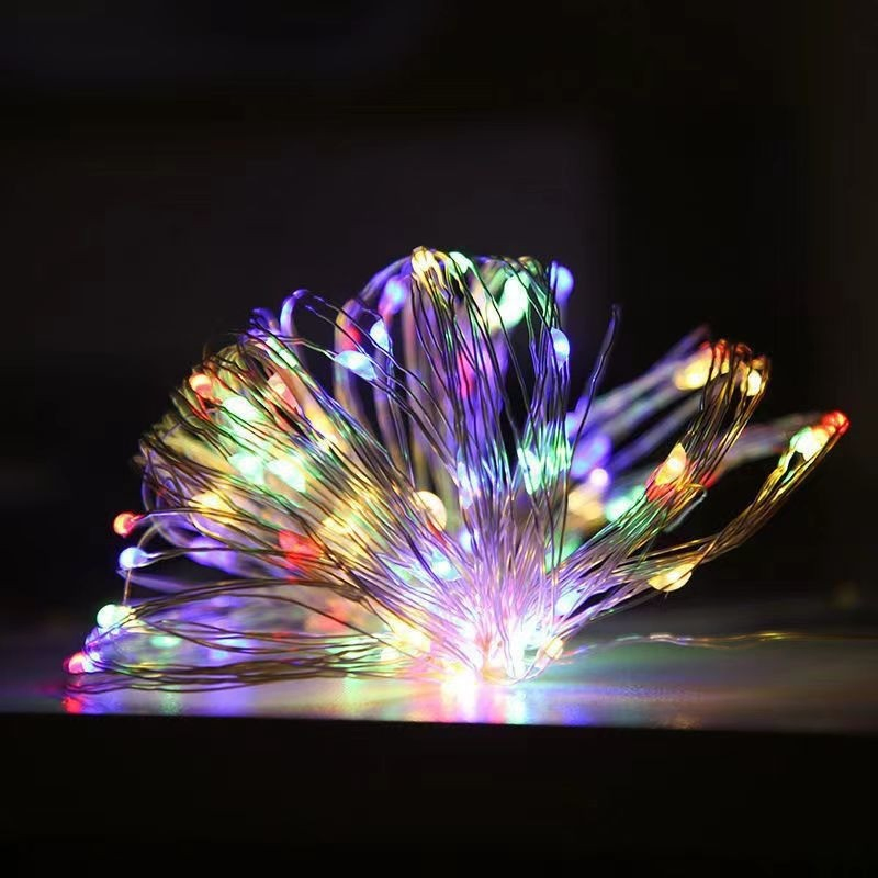 RGB Christmas Waterproof Copper Wire Outdoor Solar String Light