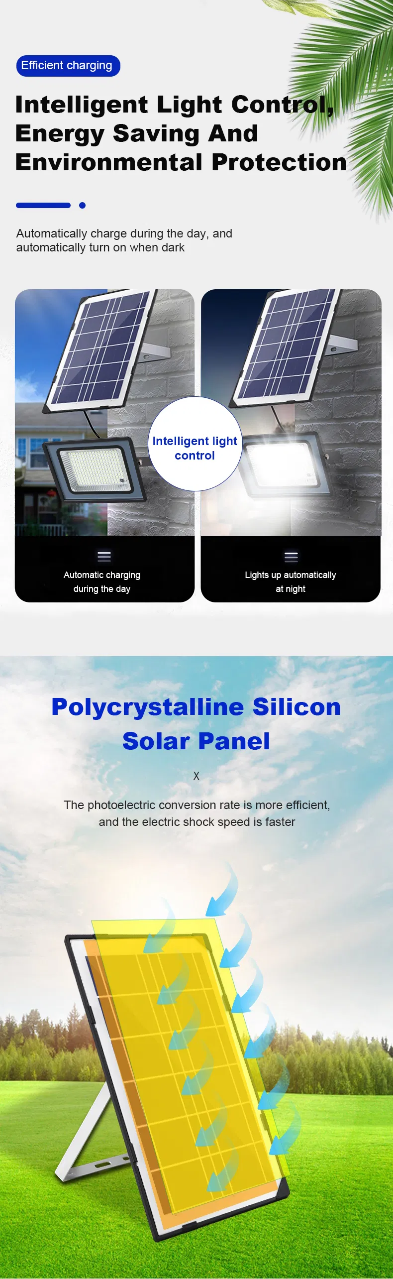 Energy Saving Solar LED Outdoor Garden Fence Lawn Street Light