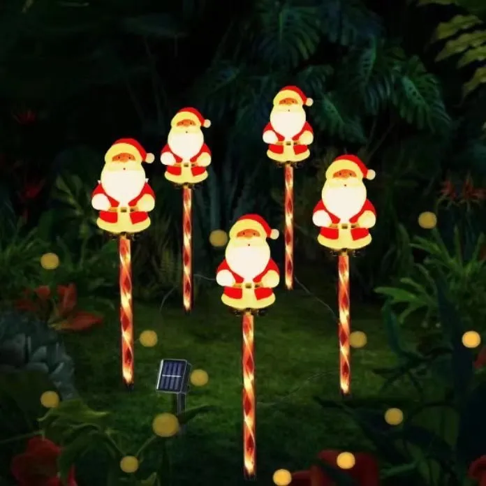 Solar Snowman Night View