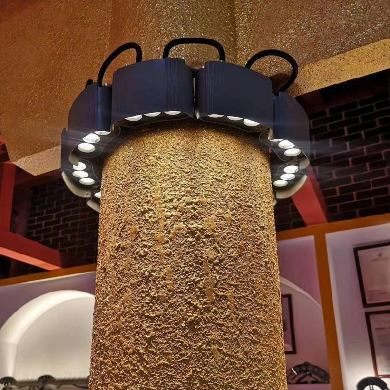 Aluminum Solar Spot Lighting for Garden Outdoor LED Lamp Spike Landscape Tree Hug Light IP65 Electric Bollard Spotlight Ring