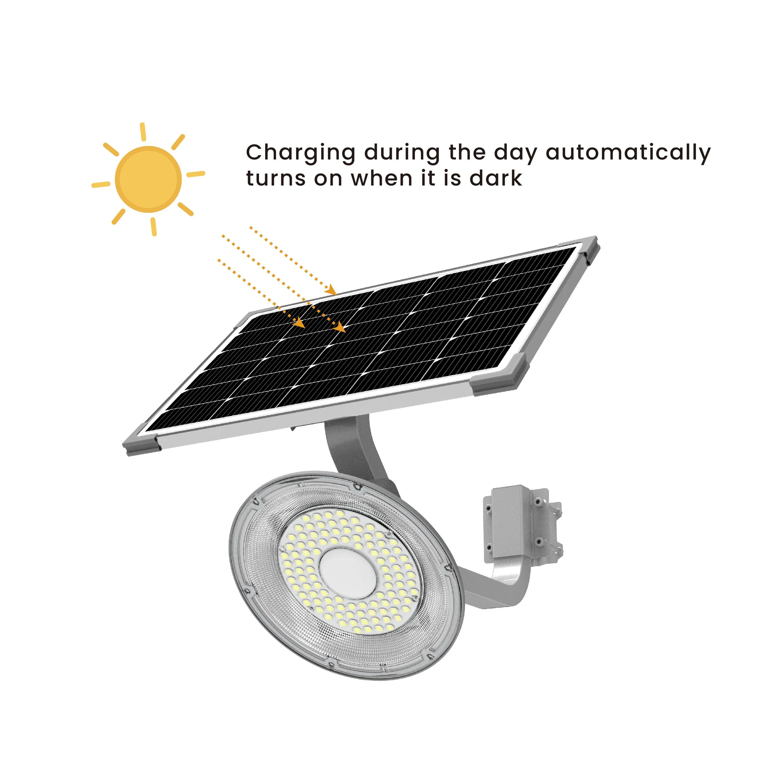 IP65 Solar Light LED Tree Spot Light Garden Park Integrated Solar Light Sensor Control 2000lm