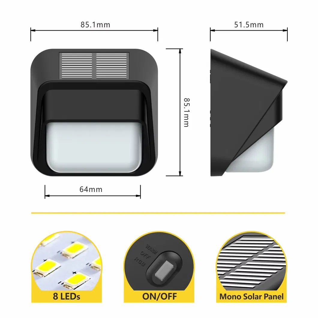 Solar Powered Wall Light 3