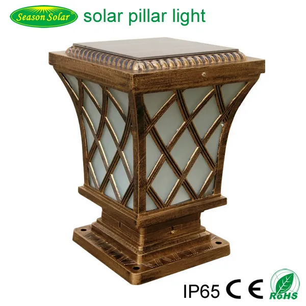 Solar Post Cap Light Application