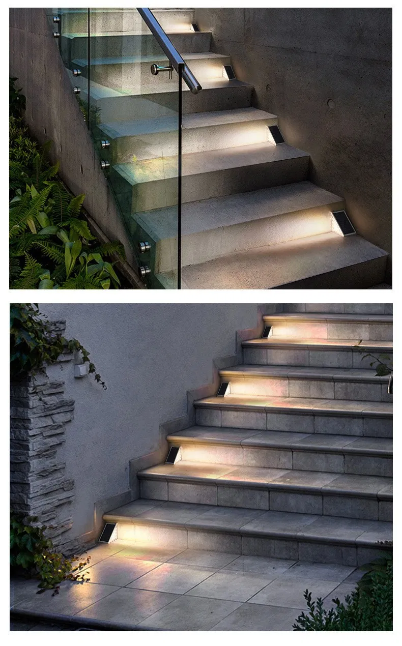 10LED Solar Motion Sensor Outdoor Step Lamp Waterproof Security Light