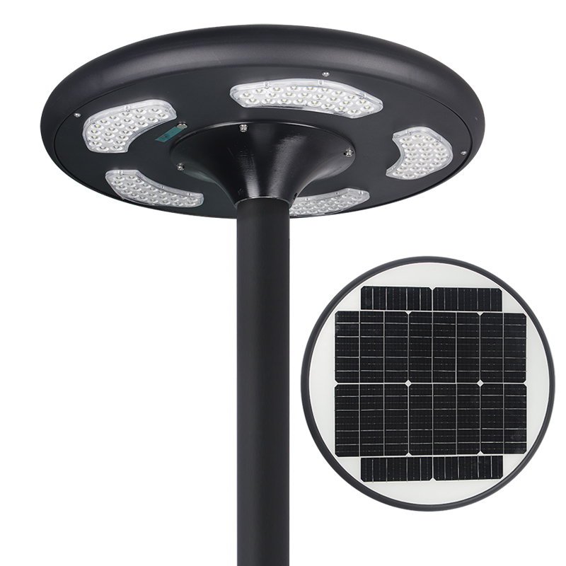 High Power Aluminum UFO Led Solar Powered Garden Light Detail View 3