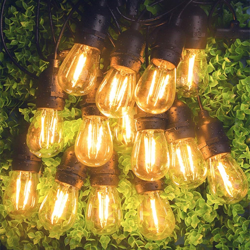 New Water Proof S14 Led Outdoor Solar String Light