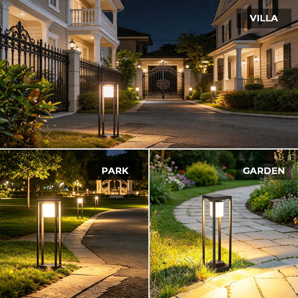 Outdoor Waterproof Aluminum LED Lawn Light Bollard