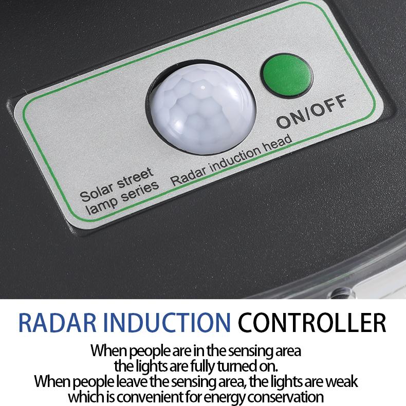 500W Outdoor UFO Led Lawn Bollard Soler Lamp Lampadaire Solaire Garden Waterproof Solar Street Light for Patio Yard Walkway