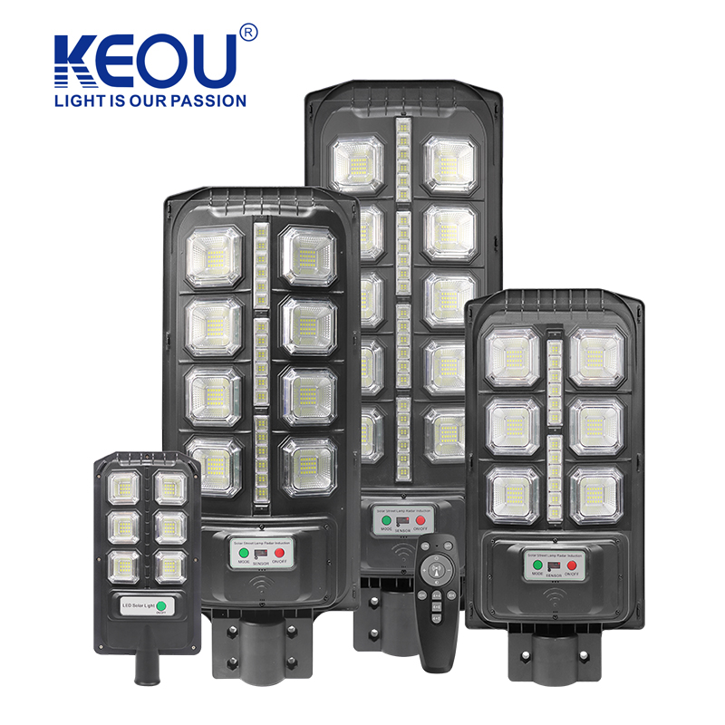 High Power Multifunction Remote IP65 Waterproof Aluminum Led Solar Street Light