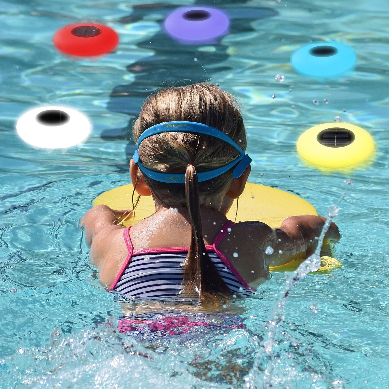 Floating Pool Light Solar with Remote in-Ground and Above Ground Ez27978