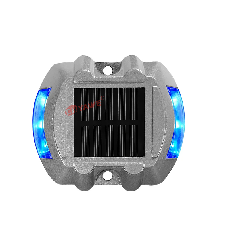 CE 2024 Aluminum Outdoor Garden LED Solar Road Stud Pavement Step Light For Solar Deck Traffic Warning Product