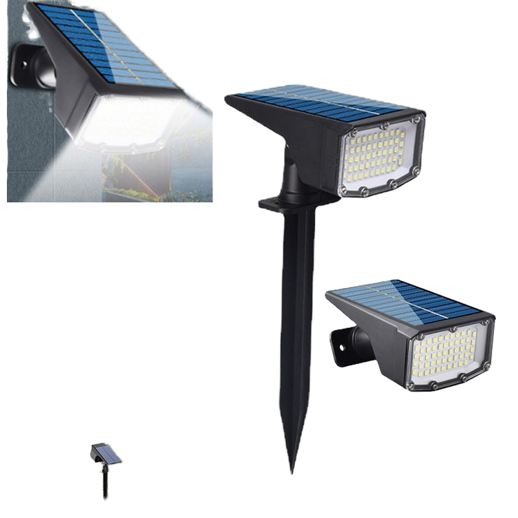 Solar Landscape Spotlights for Garden Yard Pathway Outdoor Solar Garden Lamp with Light Sensor Waterproof for Lawn and Patio