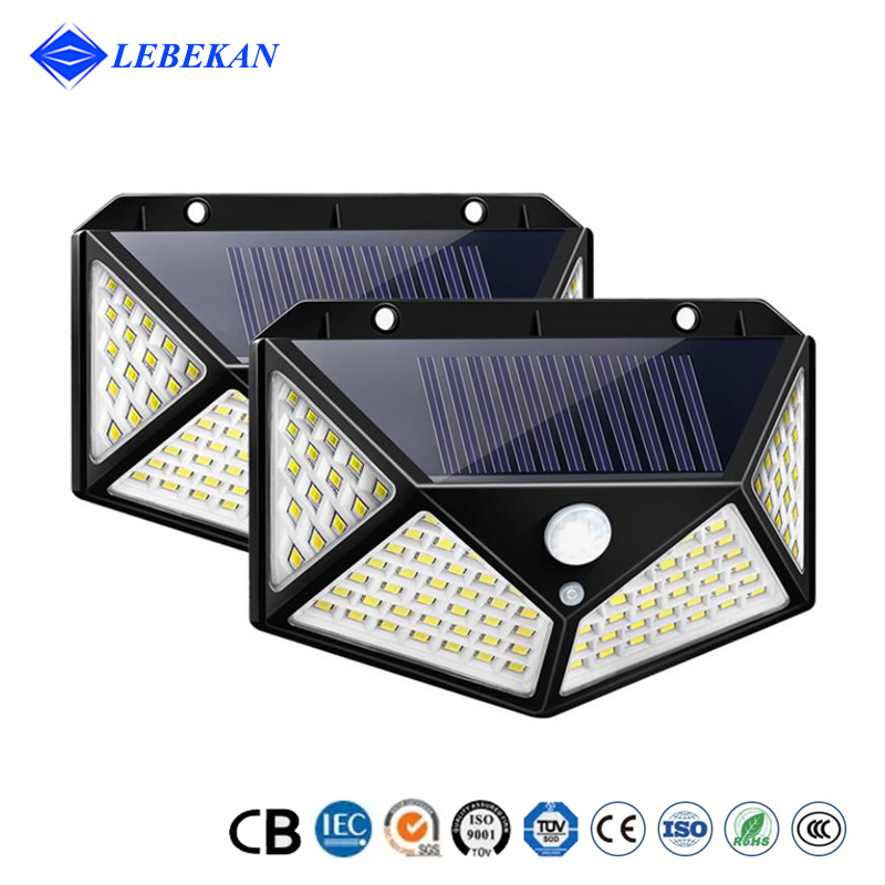 Waterproof Battery Operate 100LEDs Rechargeable Solar Outdoor Lights for Fence