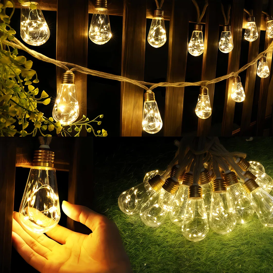 Solar Outdoor Fairy String Lights
