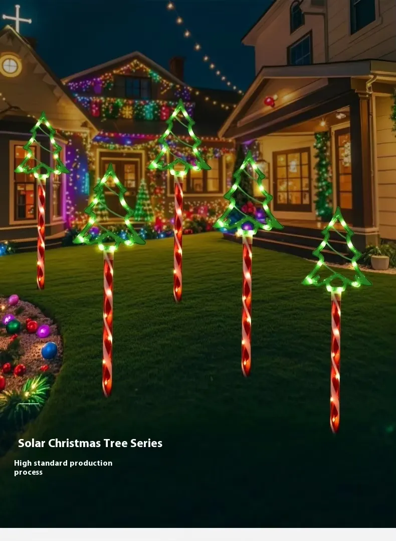 Solar Christmas Tree Detail 1