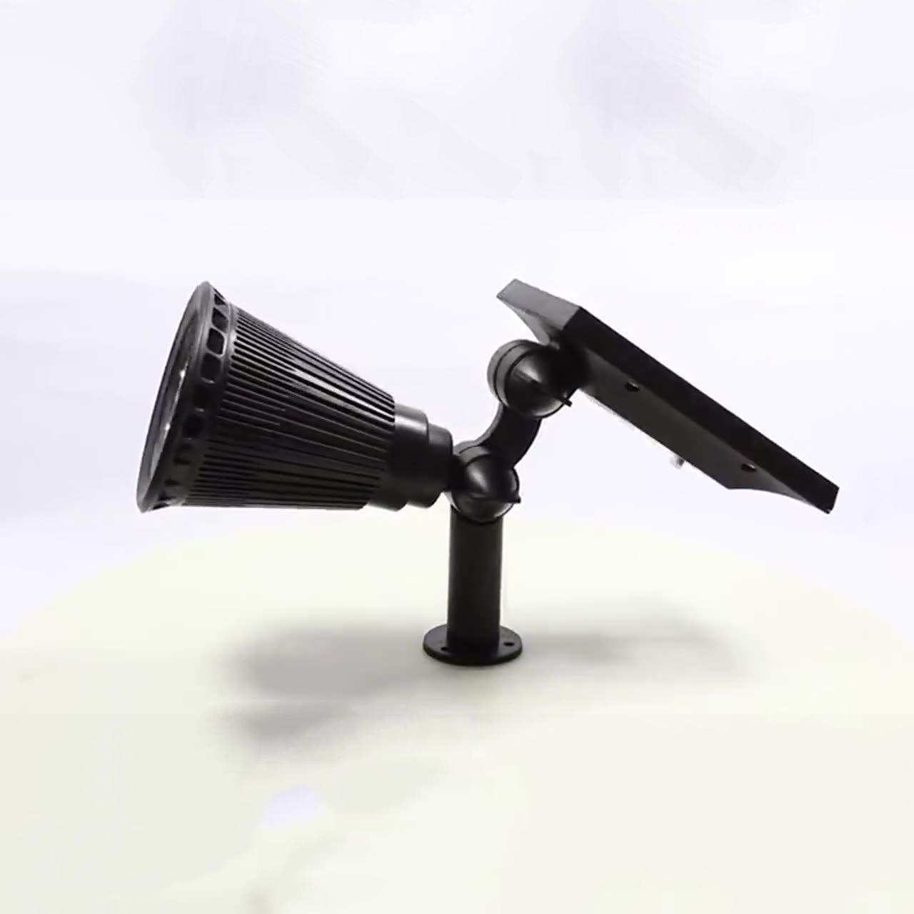 LED Solar Adjustable Spot Light Sensor Remote Lights Colorful Lamp Waterproof RGB Luminous Wall Garden Courtyard Lawn Light