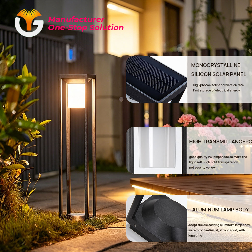 Outdoor Waterproof Aluminum LED Lawn Light Bollard