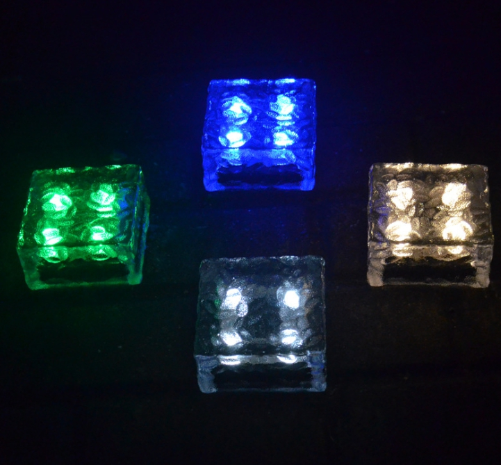 Brilliant-Dragon Outdoor Stair Step Pathway Ground LED Solar Deck Lights