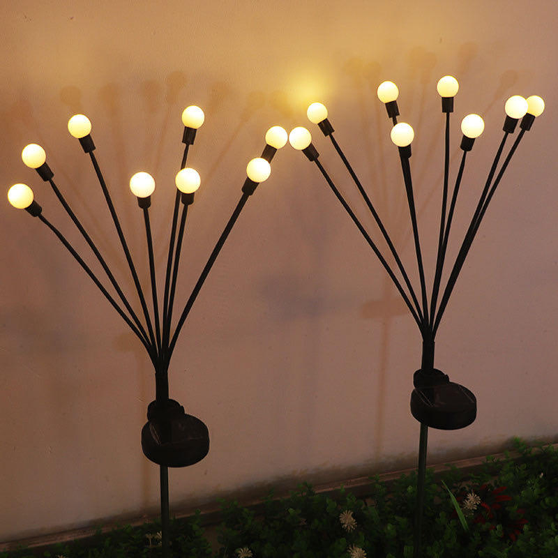 Solar Firefly Lights Waterproof LED String Lights for Garden Tree Decoration Outdoor Fairy Lights