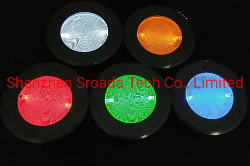 Solar Deck Lights, Heat-Resistant Waterproof Solar Ground Light LED Step Lights for Road Stair Garden Pathway Outdoor (5 Colors)