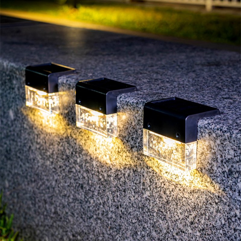 Eco-Friendly Small Solar Step Light for Outdoor Pathways