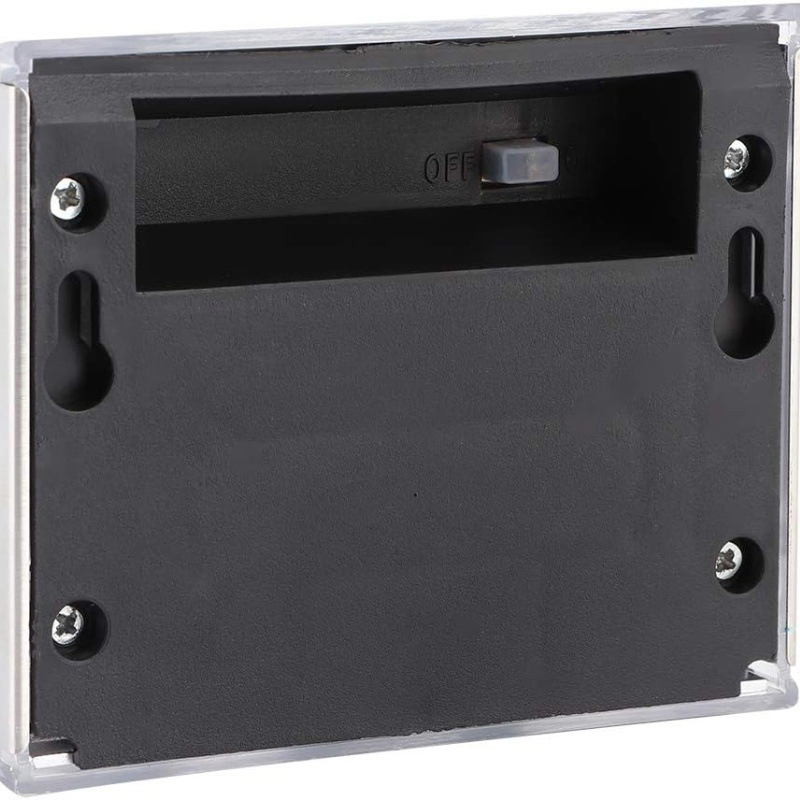Outdoor IP67 Waterproof Solar Stainless Steel Sensor Step Light for Courtyard
