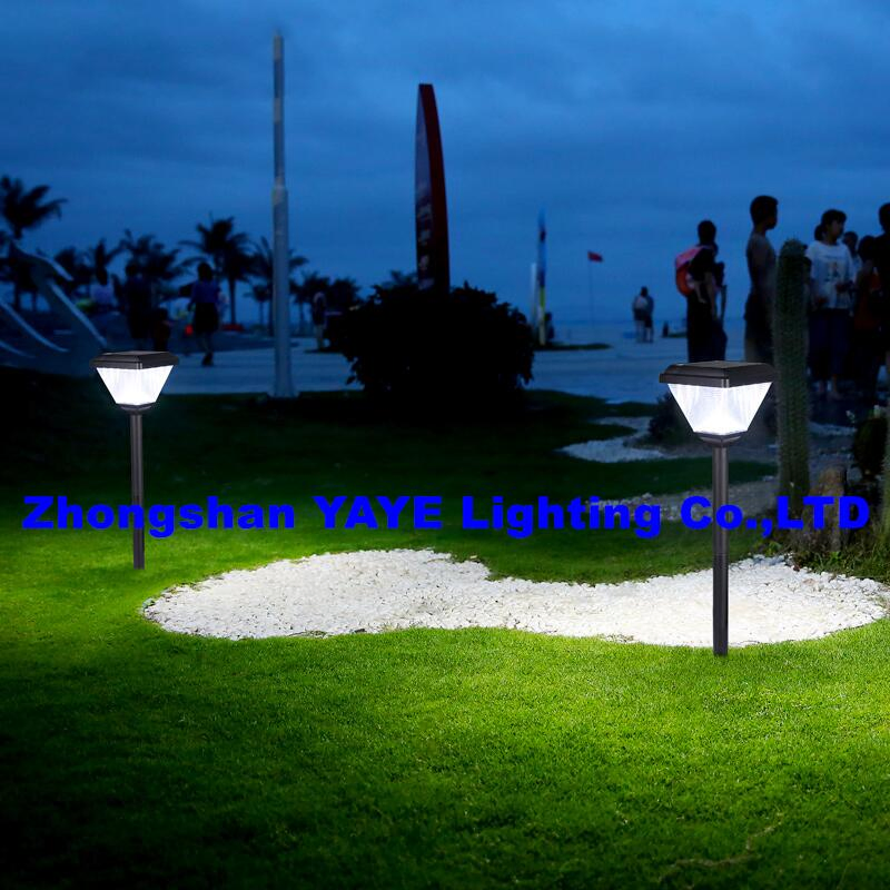 Yaye Hottest Sell 20W Solar Pathway Lights Outdoor, LED Solar Garden Lights, Waterproof Solar Landscape Lights for Lawn, Patio, Yard, Garden, Walkway