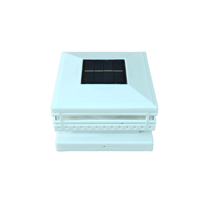Solar Post Top Light Waterproof LED Fence Post Cap Light Warm White Pillar Lamp for Outdoor Garden Yard Patio Deck Decoration