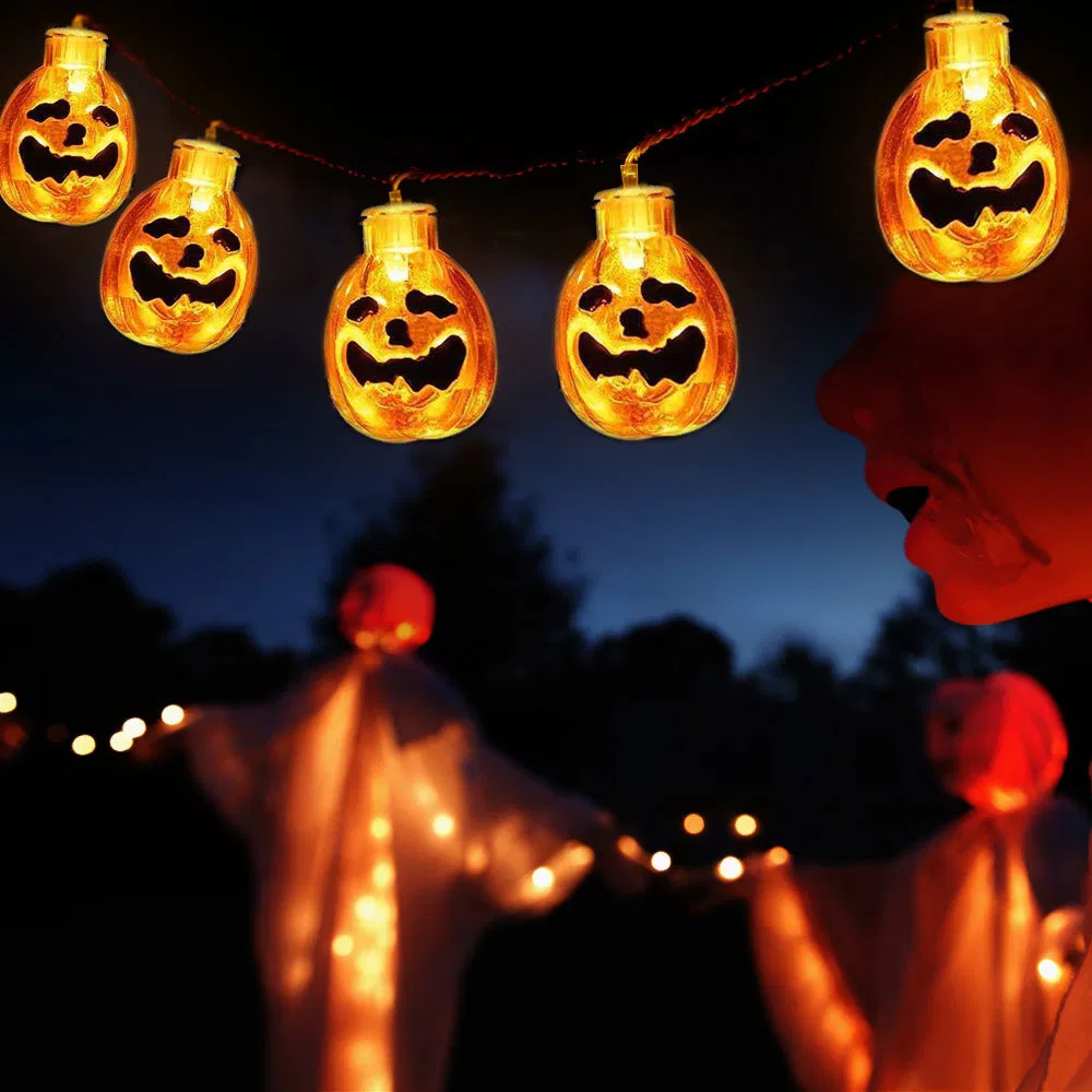 Halloween Pumpkin Solar String Light