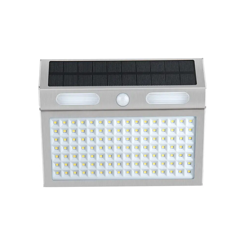 Waterproof IP65 220V Outdoor LED Garden Light Solar Powered Sconce Lighting for Gate Fence Yard Pathway