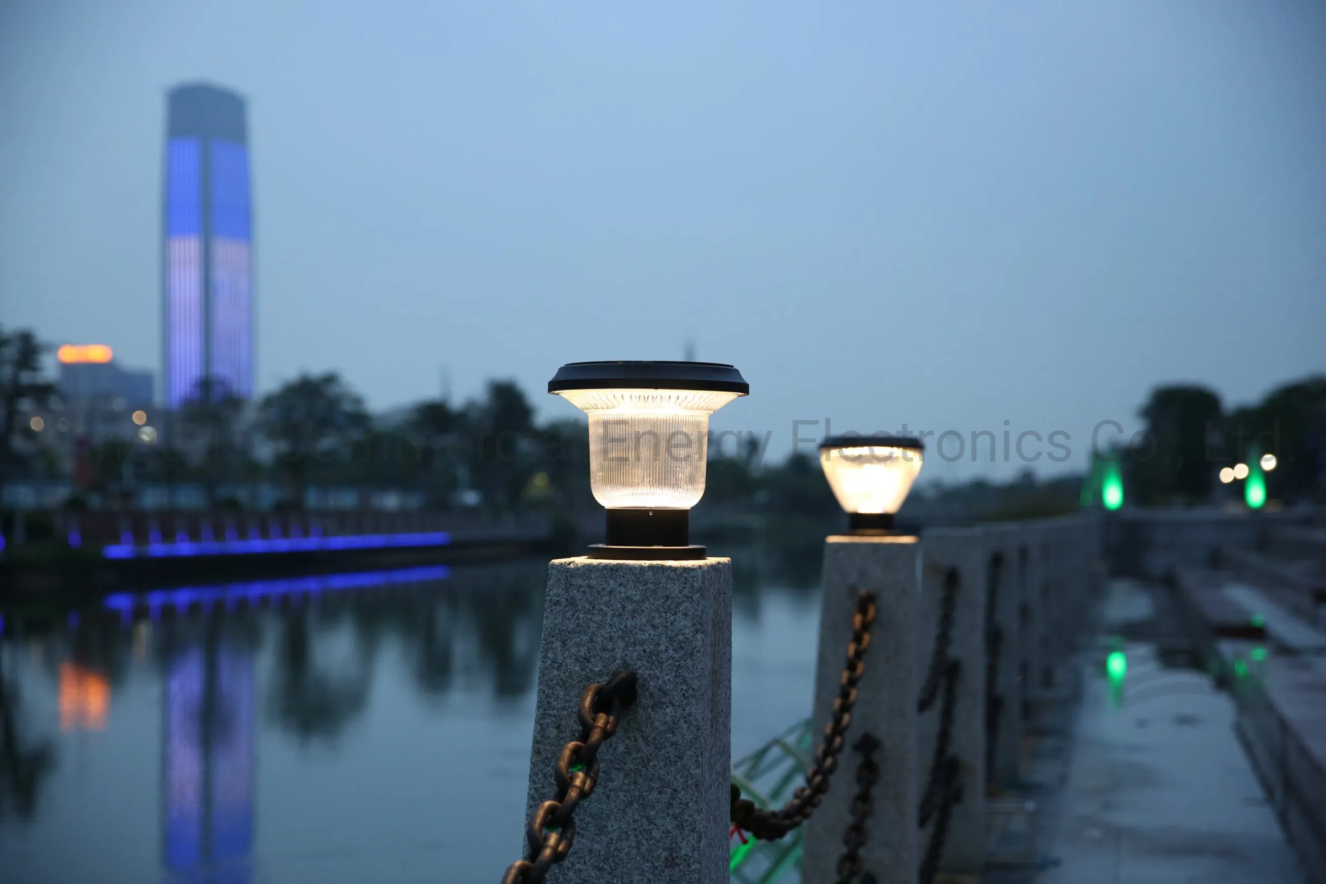 Wireless Garden Wall Post Cap Stair Lamp Manufacturer Solar Light