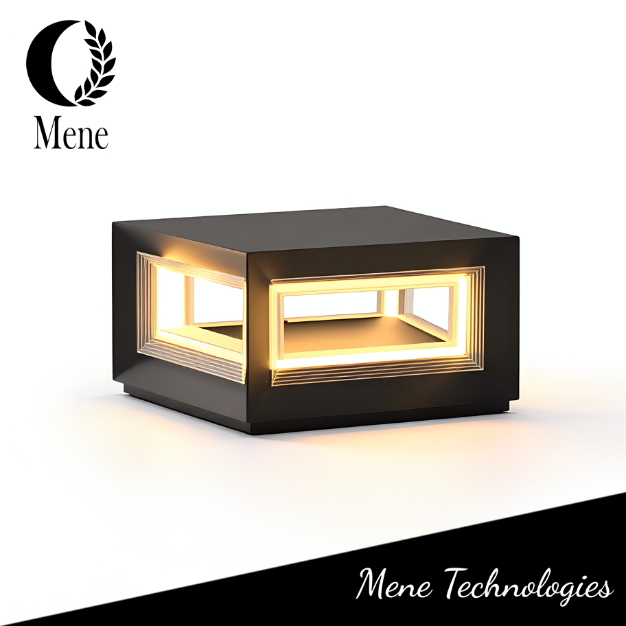 LED Garden Solar Light Cap IP65 Dusk to Dawn Post Top Lamp for Outdoor Residential Courtyard Illumination