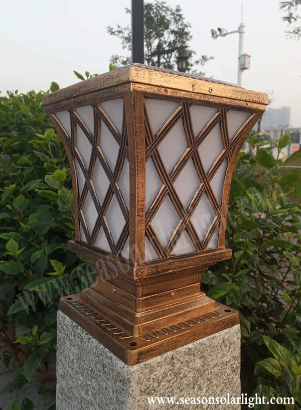 Brass Solar Light 1
