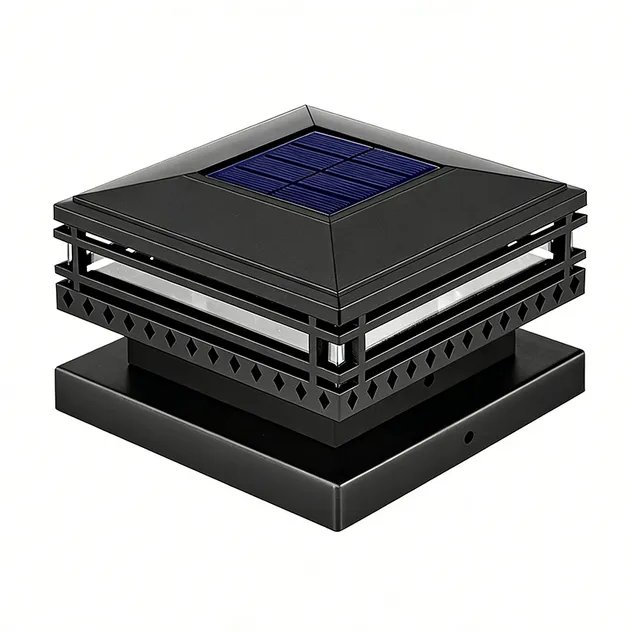 Solar Post Light Detail 3