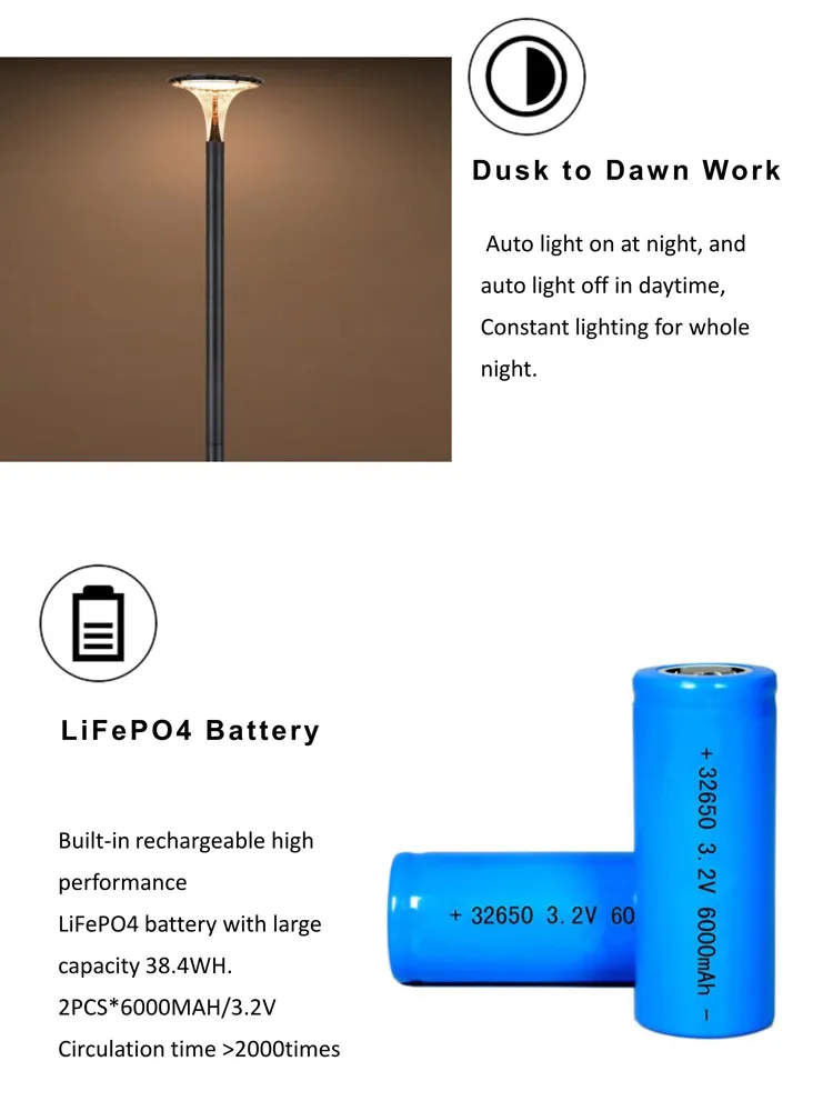 Outdoor Solar Post