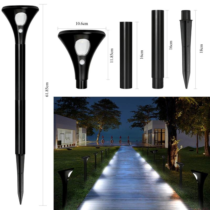 ODM Orm Solar Outdoor Landscape Dark Sensing Automatics High Pole LED Lawn Light