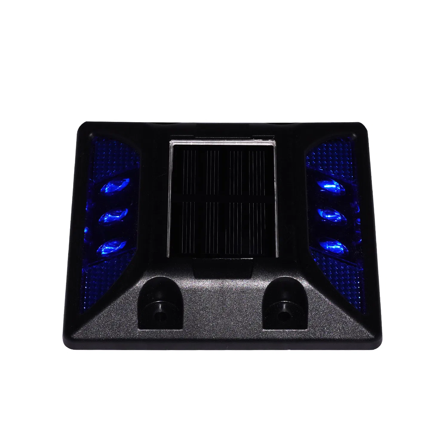 Blue Solar LED Lights Solar Deck Lights Blue Marker Solar Lights Outdoor for Garden, Driveway, Pathway, Patio