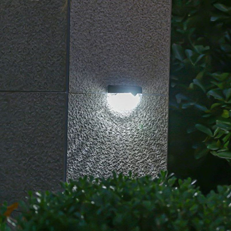 Outdoor Waterproof Solar Semicircular Wall Light Fence Courtyard Corridor Garden Landscape Lamp