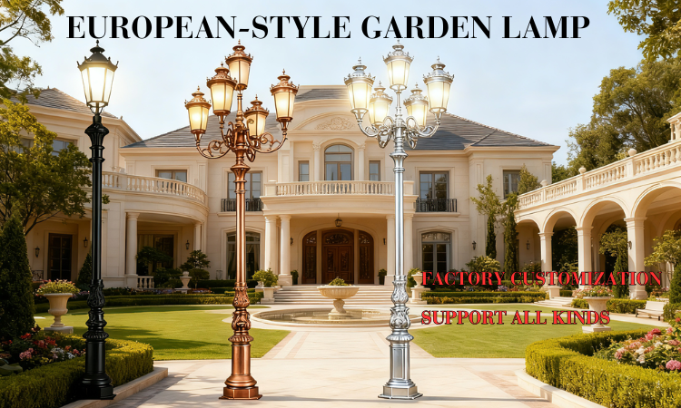 Outdoor LED Garden Light Pole