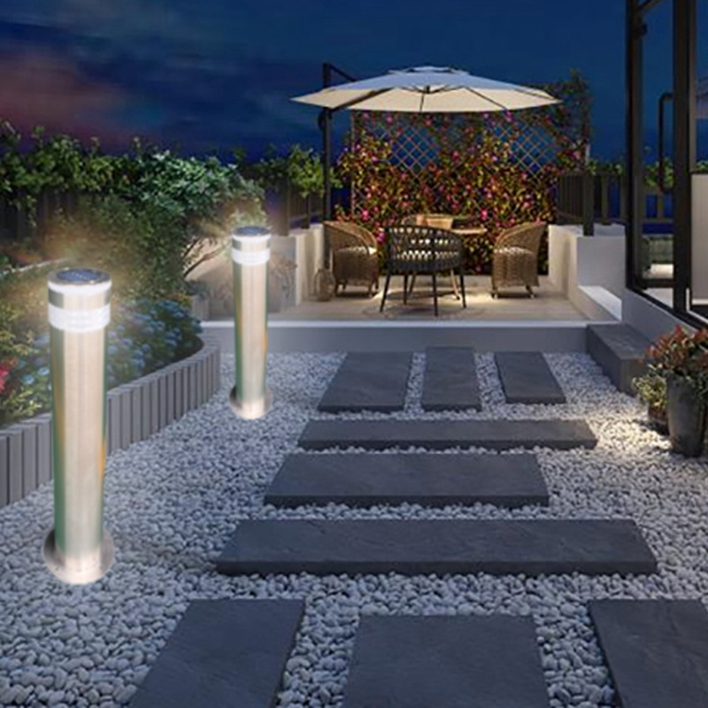Bollard Lights Road Parking Removable LED Garden Solar Bollard Lights