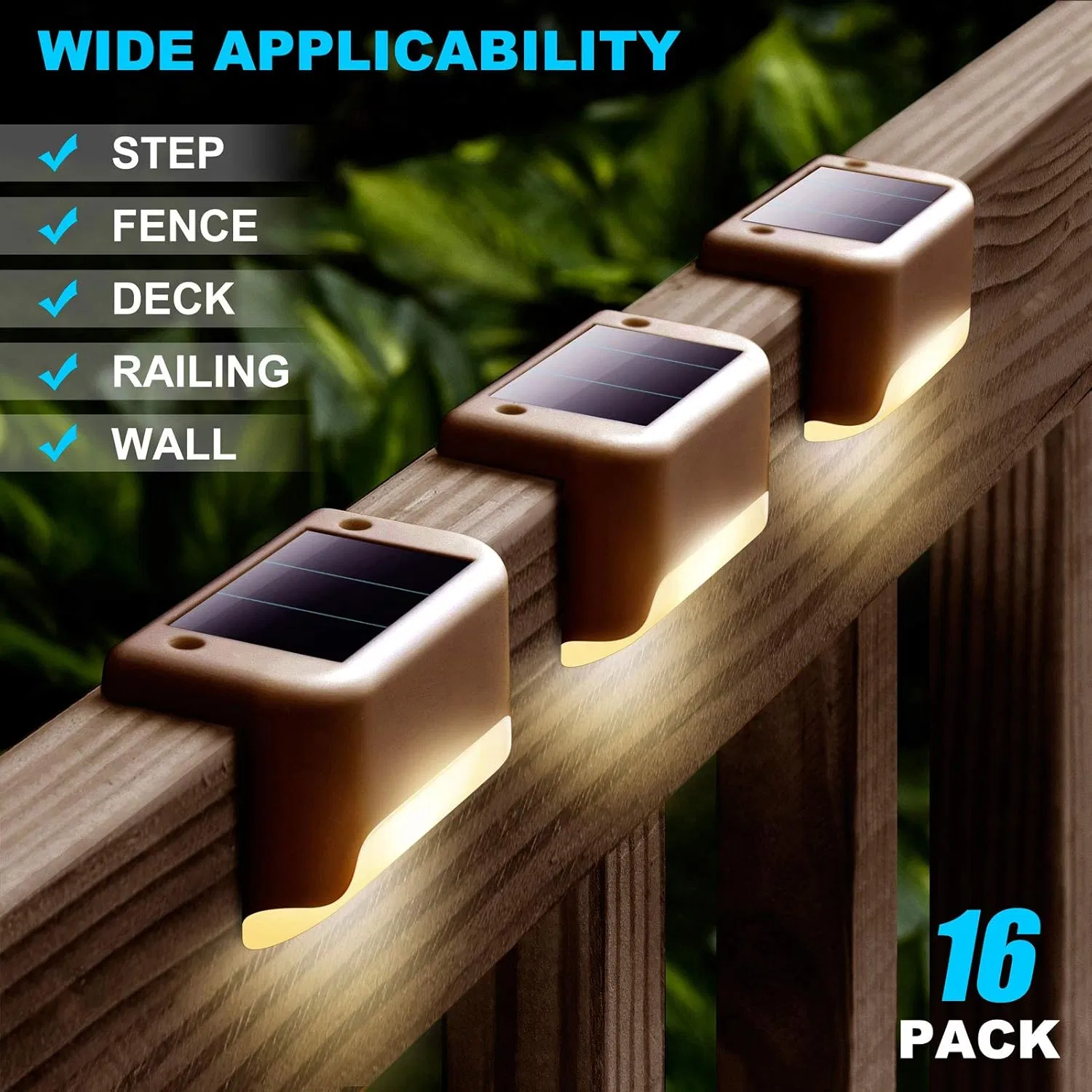 China Factory Solar Deck Lights Outdoor for Fence Yard Stair
