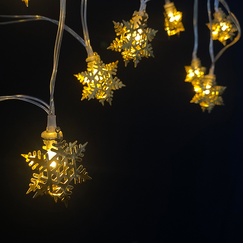 New Solar LED Iron String Lights for Garden Decoration