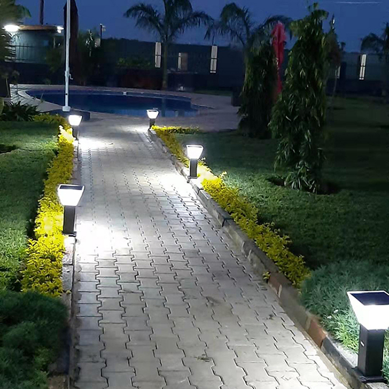 Custom Garden Landscape Lights LED Solar Lawn Lights IP65 5W Solar Garden Lights