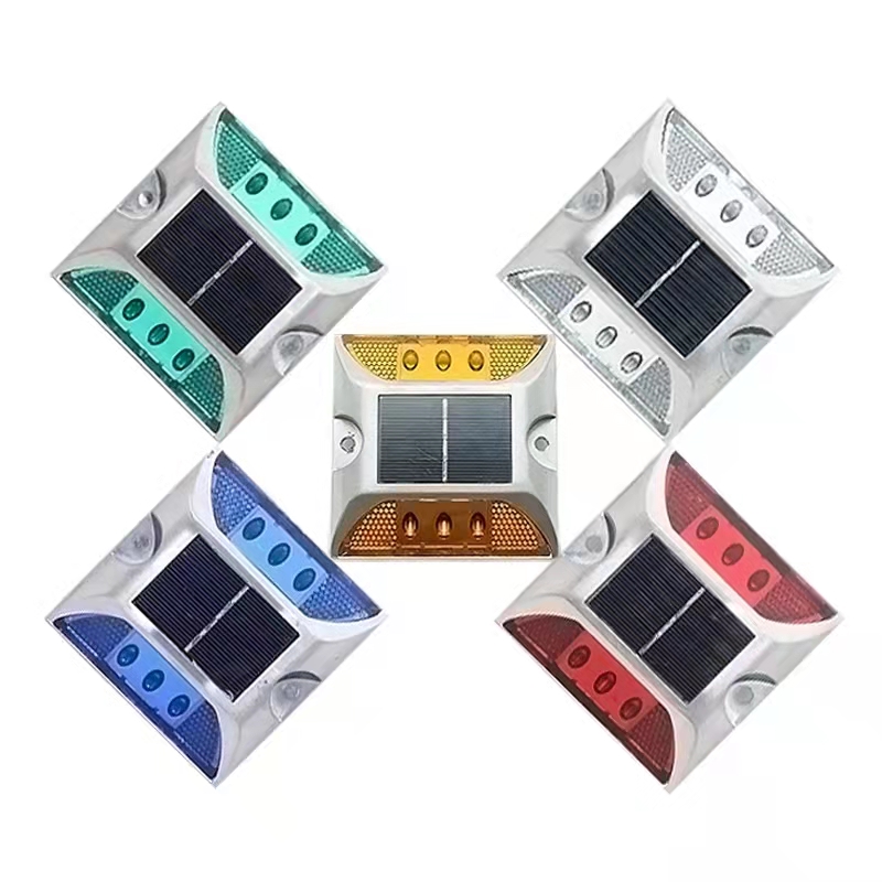 LED Solar Light Reflective Cat Eye Pavement Marker Road Stud Price Reflective Solar Road Stud Flashing Light