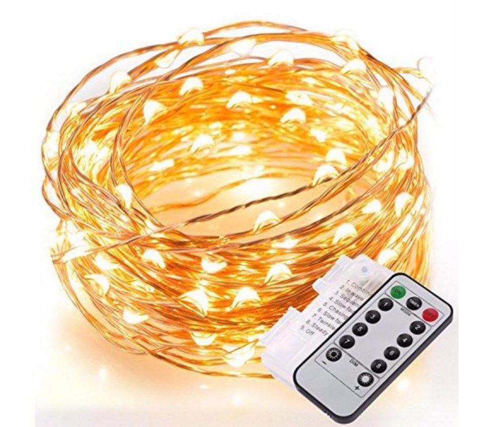 100 LEDs 10m Solar String Lights Fairy Lamp Outdoor Lighting Waterproof for Garden Restaurant Christmas Tree LED Strip Light
