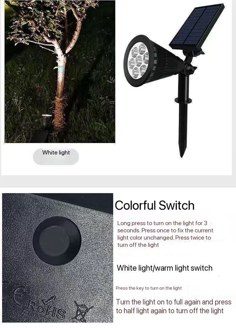 Solar Garden Light View 10