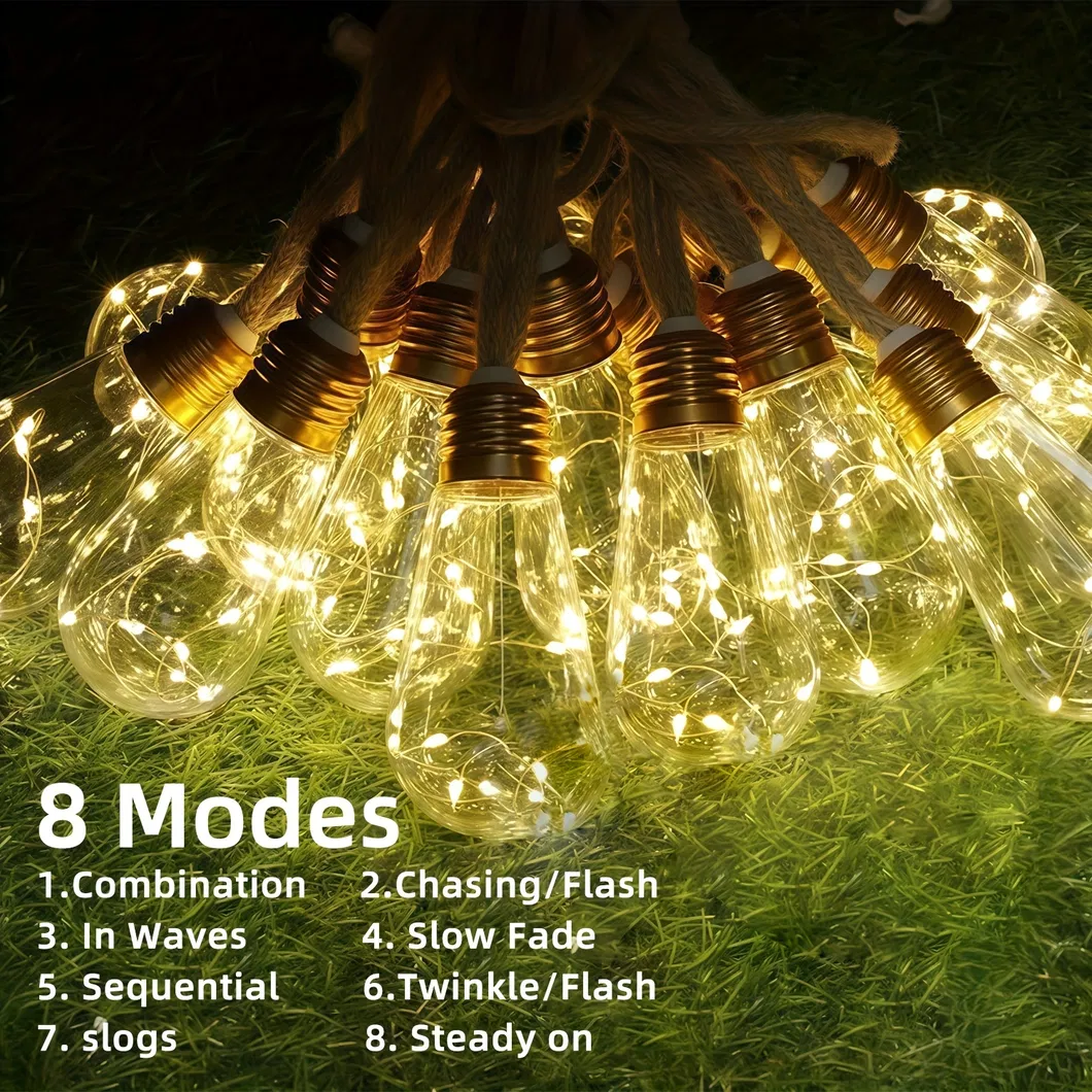 Solar Outdoor Fairy String Lights
